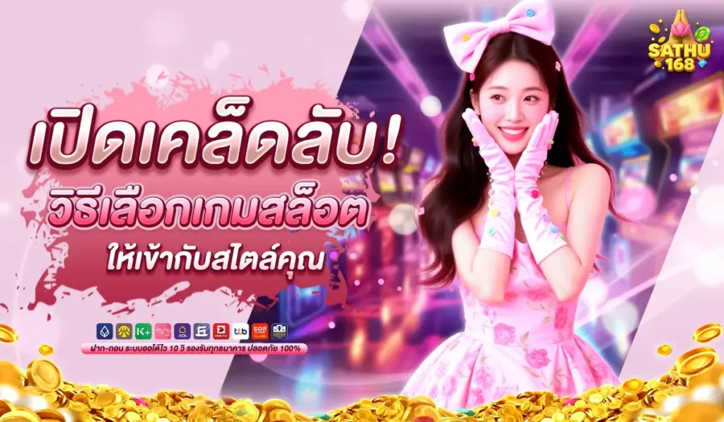 เปิดเคล็ดลับ! วิธีเลือกเกมสล็อตให้เข้ากับสไตล์คุณ เล่นยังไงก็คุ้มกับ สาธุ168วิน