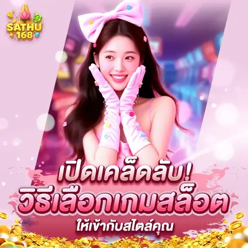 สาธุ168วิน เลือกเกมสล็อตให้เหมาะกับสไตล์ เคล็ดลับปั่นสล็อตแตกง่าย